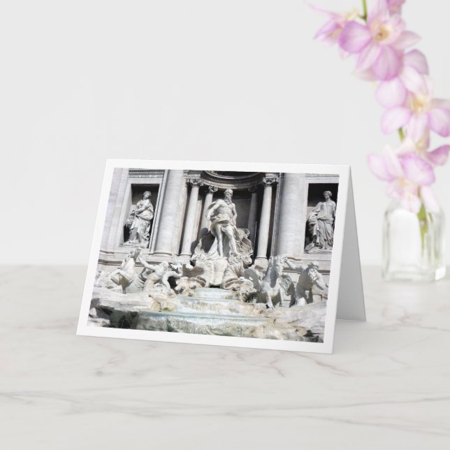 Trevifontänen, Rom, Italien Kort (Orkide)