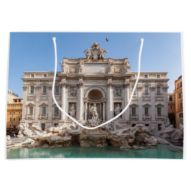 Trevifontänen tidigt på morgonen - Rom, Italien (Framsidan)