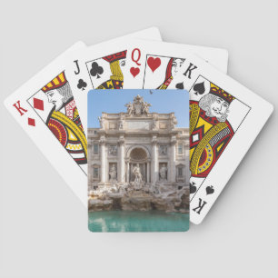 Trevifontänen tidigt på morgonen - Rom, Italien Casinokort
