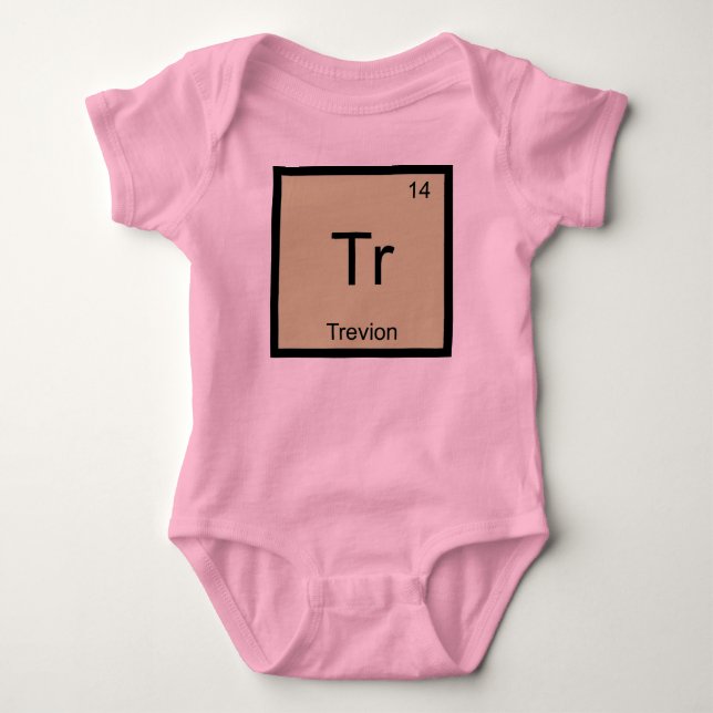 Trevion Namn Kemiskt Element Periodiska Systemet Tröja (Framsida)