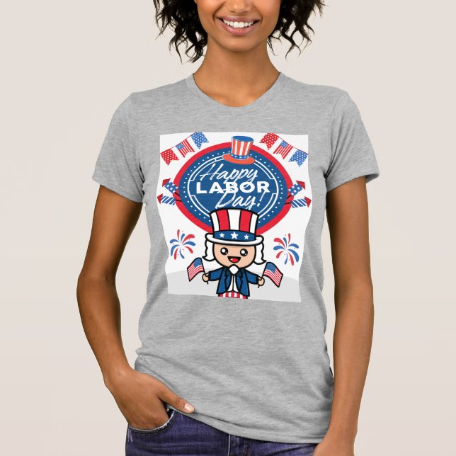 Trevlig arbetsdesign  t shirt (Framsida)