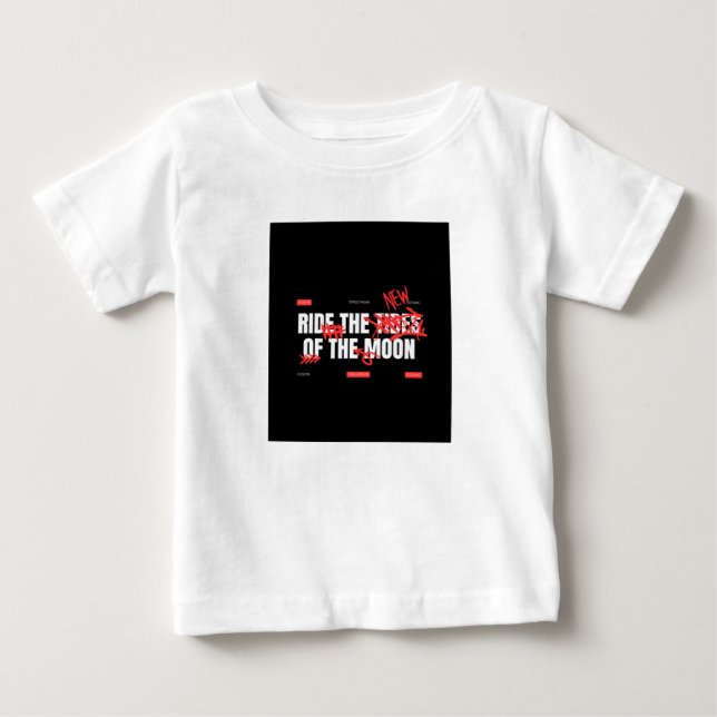 Trevlig av månen  t shirt (Framsida)