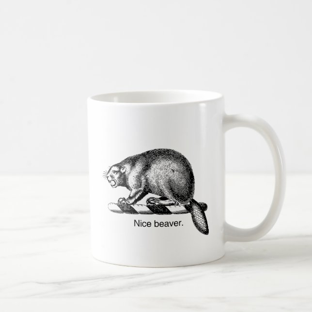 TREVLIG BÄVER -.png Kaffemugg (Höger)