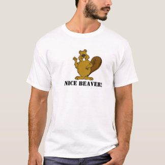 Trevlig bäver t shirt