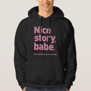 Trevlig berättelsebabeskjorta hoodie