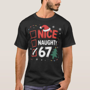 Trevlig Busig 67 Jul Kostym 67 Meme Män Kvinnor T Shirt