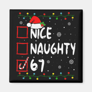 Trevlig Busig 6 7 Meme 67 Jul Six Seven Xmas Magnet