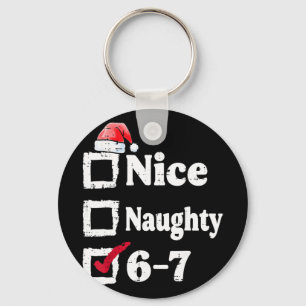 Trevlig Busig 6 7 Meme 6 7 Jul Six Seven Xmas Nyckelring