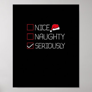 Trevlig Busig Allvarligt Jul Modern Stil Poster