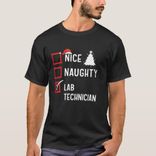 Trevlig busig jul labb tekniker rolig holida t shirt