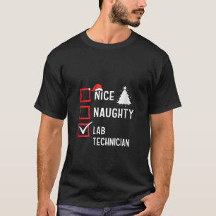 Trevlig busig jul labb tekniker rolig holida t shirt