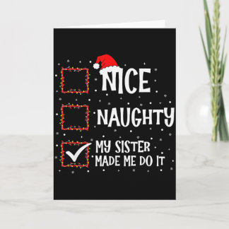 Trevlig Busig Min Syster Fick Mig Att Göra Det Rol Kort
