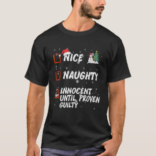 Trevlig Busig oskyldig tills motsatsen bevisats Li T Shirt