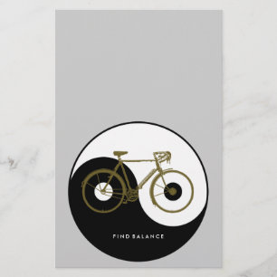 trevlig cykel. cykla. brevpapper