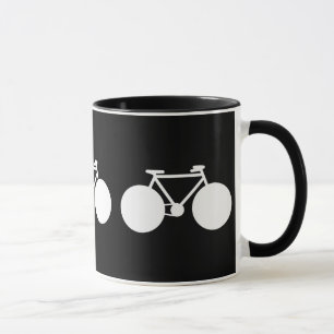 trevlig cykel. cykla. mugg
