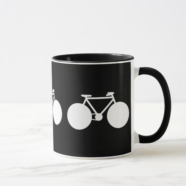 trevlig cykel. cykla. mugg (Höger)
