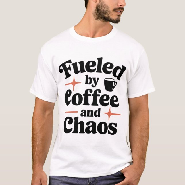 Trevlig dag med kaffe t shirt (Framsida)