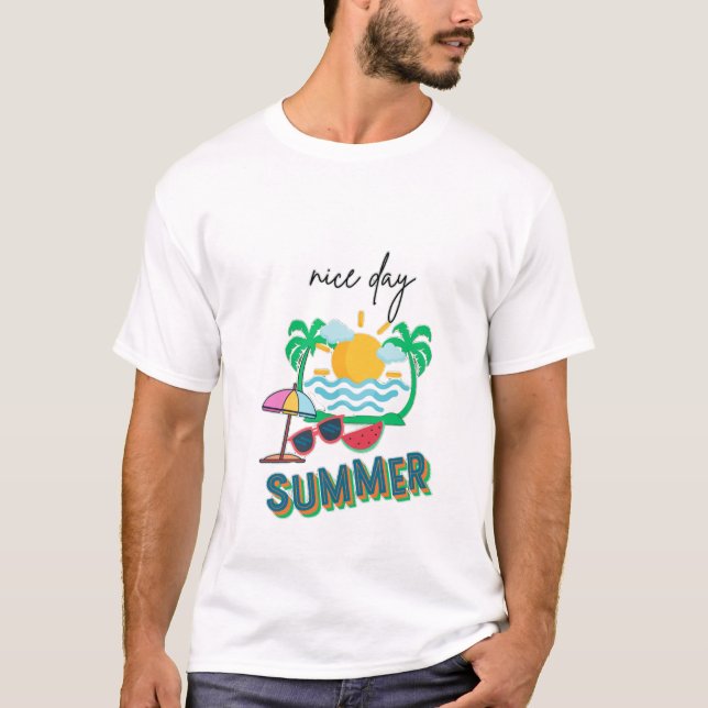 Trevlig Dag T Shirt (Framsida)