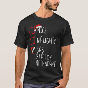 Trevlig Elak Bensinmack Betjänt Lista Arbetare Tom T Shirt