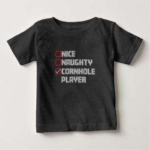 Trevlig Elak Cornhole Spelarlista Ful Jul T Shirt
