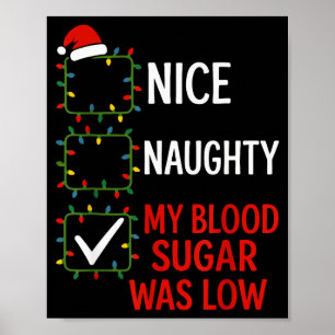 Trevlig Elak Min Blodsocker Var Lågt Diabetes Roli Poster