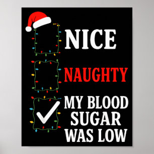 Trevlig Elak Min Blodsocker Var Lågt Diabetes Roli Poster