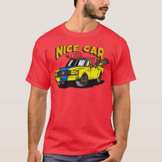 Trevlig familj för bilkonst t shirt