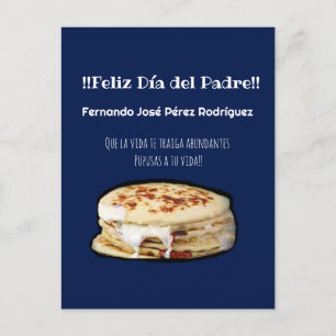 Trevlig Fars dag för Pupusa-muncharen Vykort