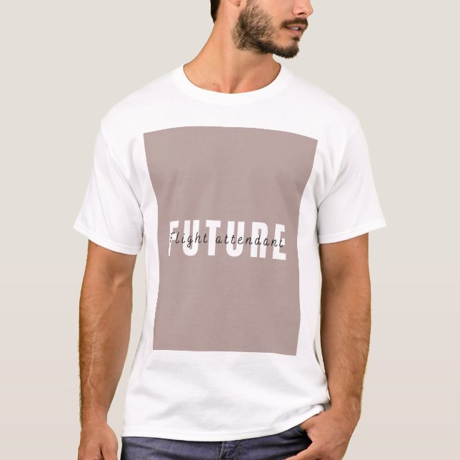 Trevlig framtidskonst t shirt (Framsida)