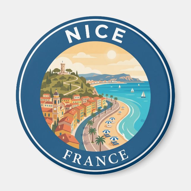 Trevlig France Magnet (Framsidan)