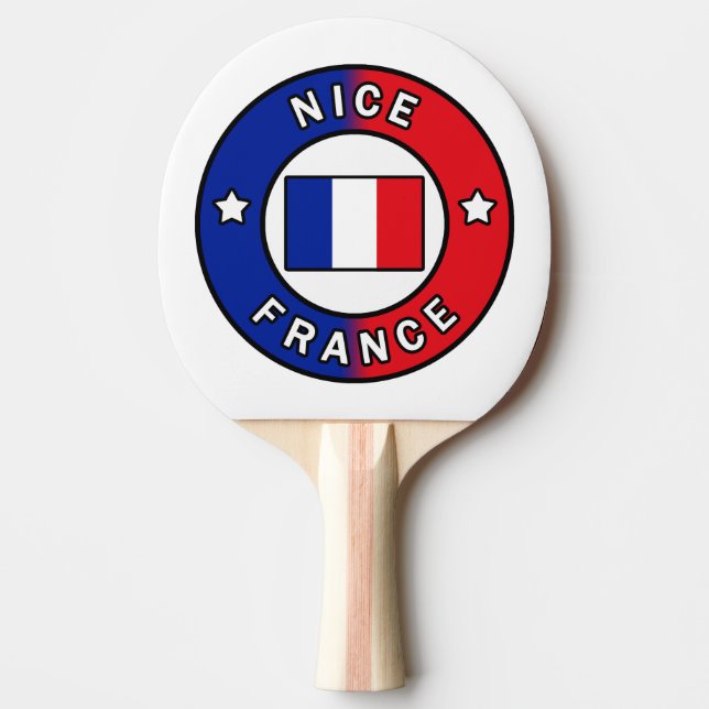 Trevlig Frankrike Pingisracket (Framsidan)