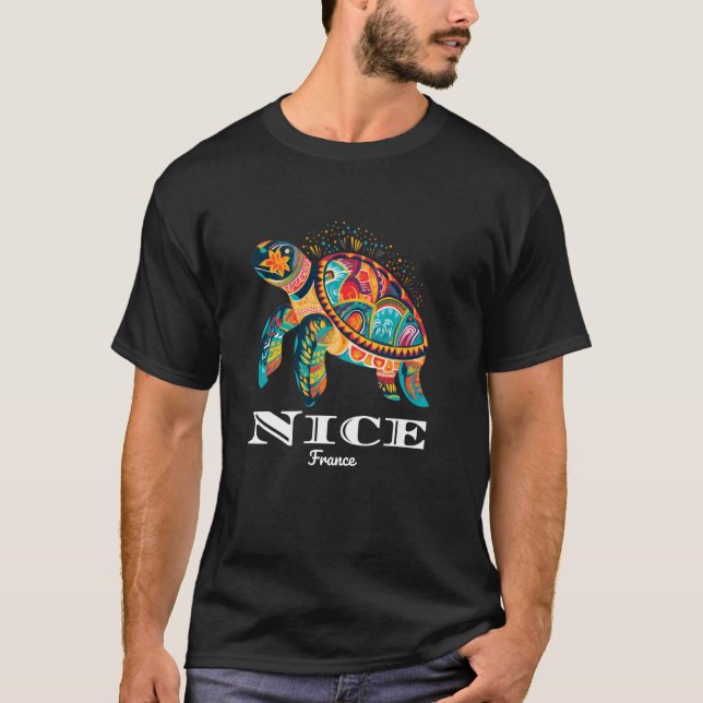 Trevlig Frankrike T Shirt (Framsida)