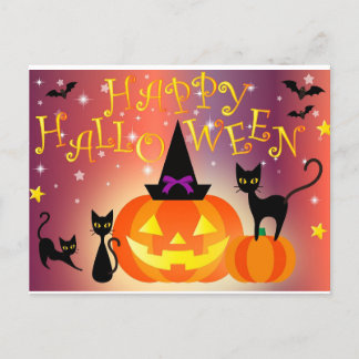 trevlig halloween vykort