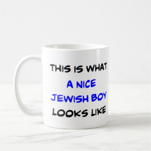 trevlig jude pojke kaffemugg