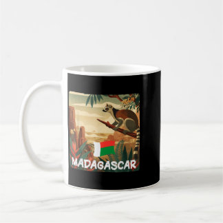 Trevlig Madaga Look Med Natur Grafik För Pojkar Oc Kaffemugg