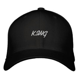 Trevlig och stilig kung text Basic Flexfit Ull Broderad Keps