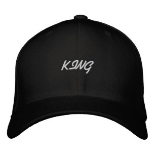 Trevlig och stilig kung text Basic Flexfit Ull Broderad Keps