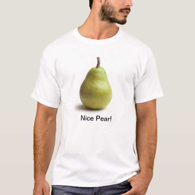 "Trevlig Pear! "T-tröja Tee Shirt (Framsida)