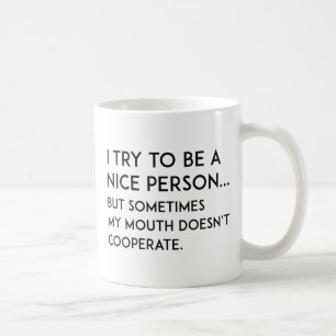 Trevlig person kaffemugg