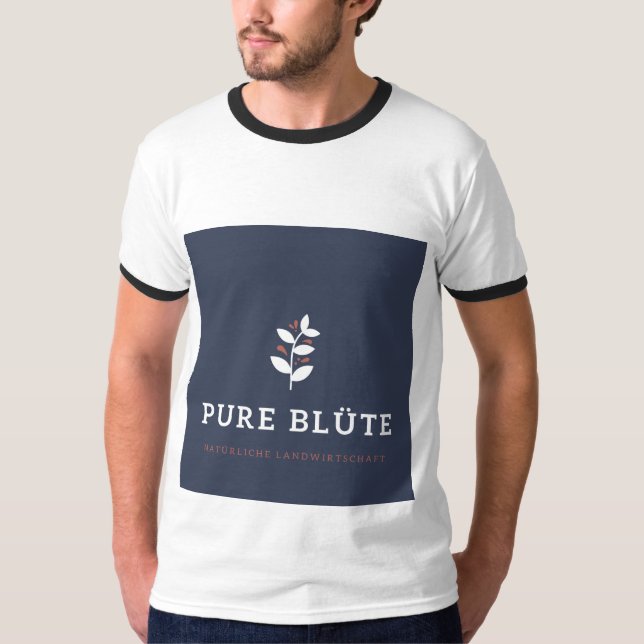 Trevlig ren Blute-bild T Shirt (Framsida)