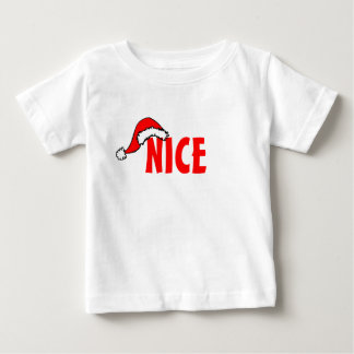 Trevlig santa bebis tee shirt