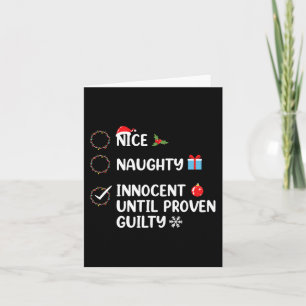 Trevlig stygg oskyldig tills motsatsen bevisats ju kort