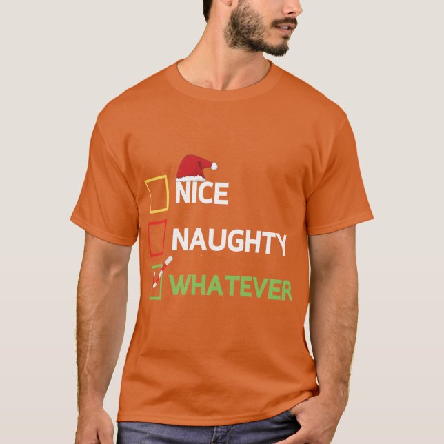 Trevlig Stygg Vad Som Helst T Shirt (Framsida)