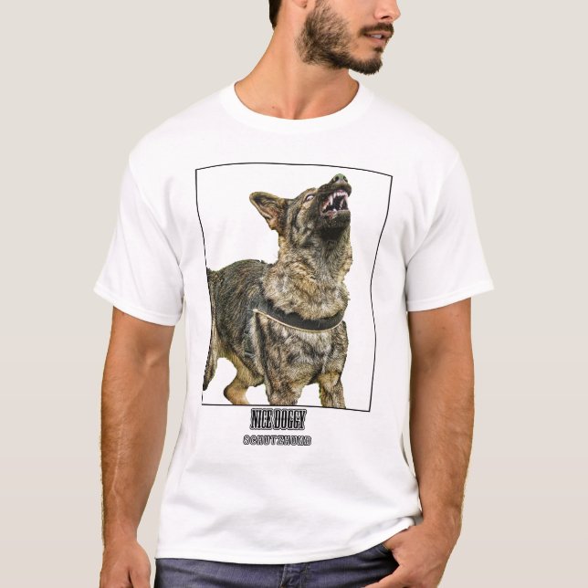 Trevlig vovve - Schutzhund T Shirt (Framsida)