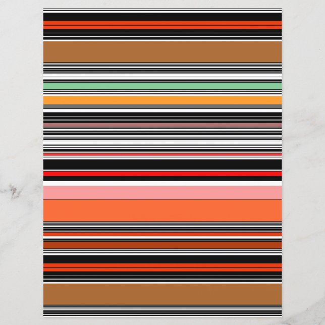 Trevliga färgglada ränder (Framsida)