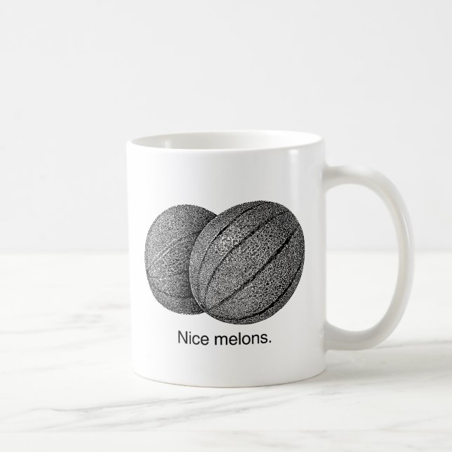 TREVLIGA MELONER -.png Kaffemugg (Höger)