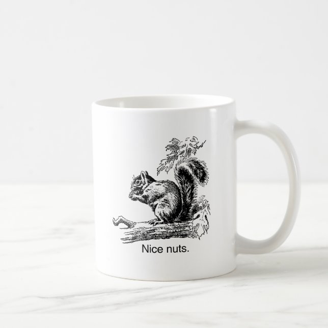 TREVLIGA NÖTTER -.png Kaffemugg (Höger)