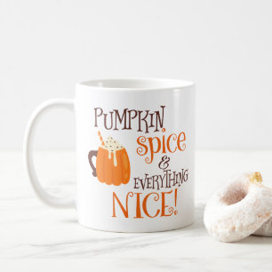 Trevliga pumpakrydda & allt kaffemugg
