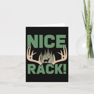 Trevliga Rack Rackhorn Hjort Roligt Jakt Jägare Hu Kort
