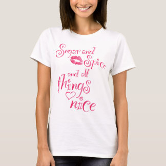 Trevliga socker och krydda & alla saker tee shirt